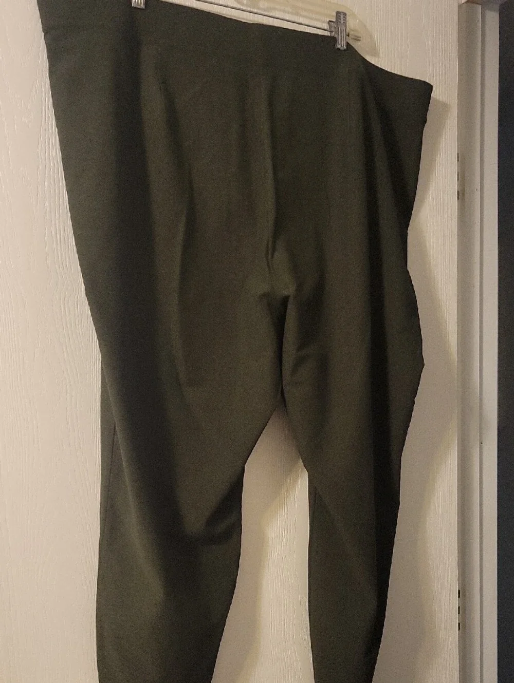 NWT Eileen Fisher Dark Olive Stretch Dress Pants 3X